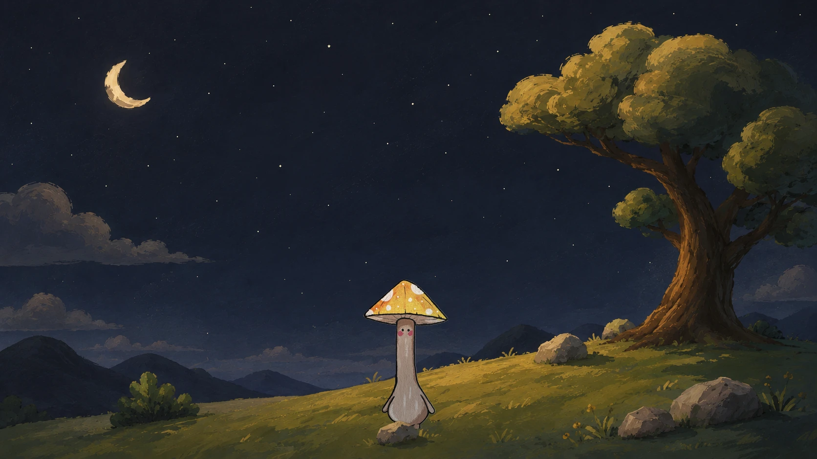 Achievement Hunter mushroom mascot art