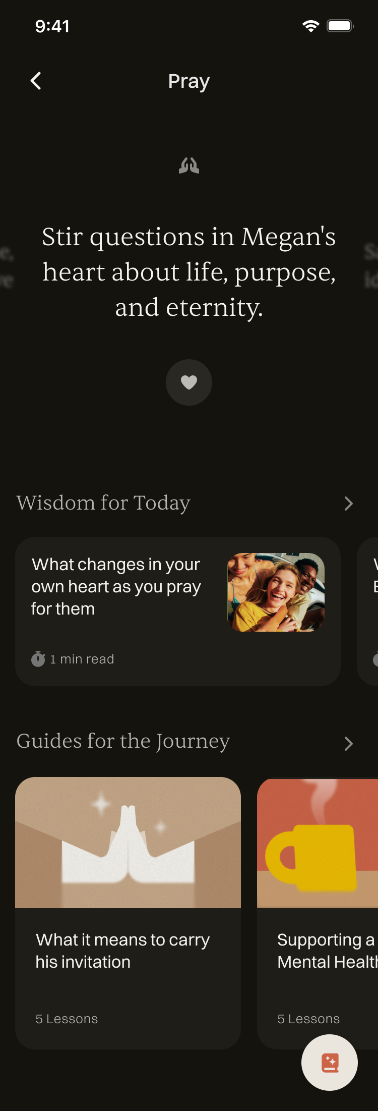 Invitation Project coaching moment screen, Iteration 2